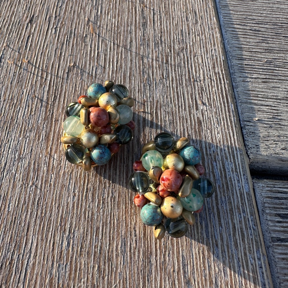 Vintage Liz Claiborne Signed Clip-On Earrings